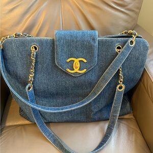 Chanel Denim Supermodel Tote